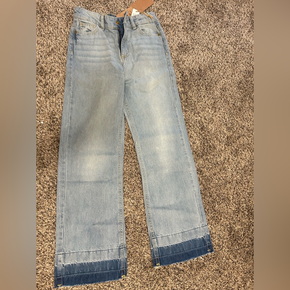 Steve Madden Light Blue Kids Jeans with Dark Blue Hem